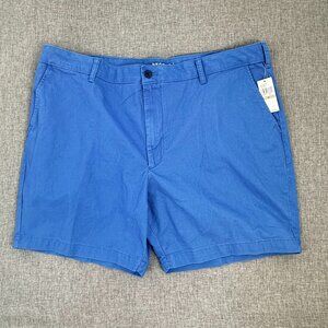NEW! Mens IZOD‎ Saltwater Shorts Blue 42 Waist 7 inseam Stretch MSRP: $62.50